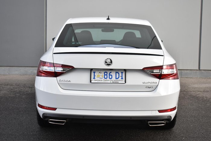 2017 SKODA Superb 206TSI SportLine NP MY18 4X4 Constant Moon White