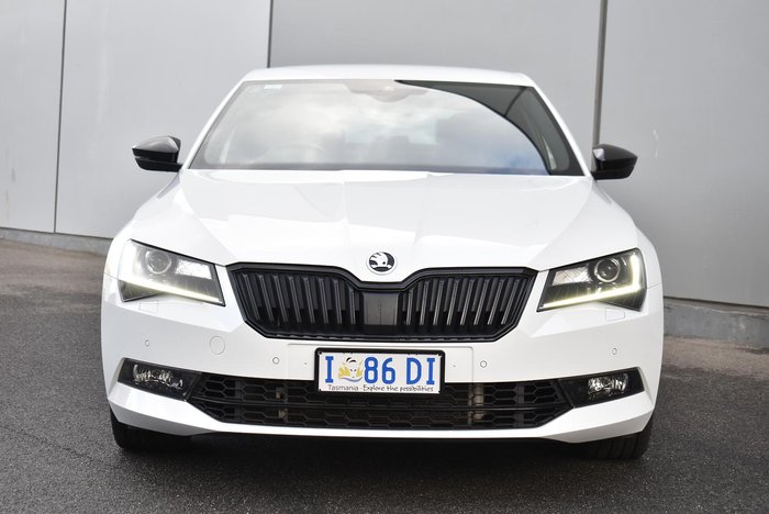 2017 SKODA Superb 206TSI SportLine NP MY18 4X4 Constant Moon White