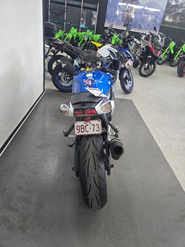 2011 Suzuki GSX-R600 Blue