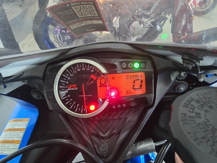 2011 Suzuki GSX-R600 Blue