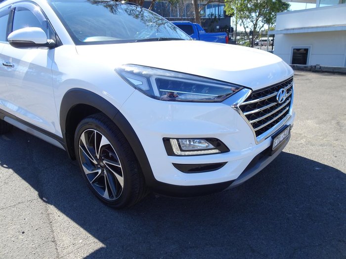 2019 Hyundai Tucson Highlander TL3 MY19 AWD Pure White