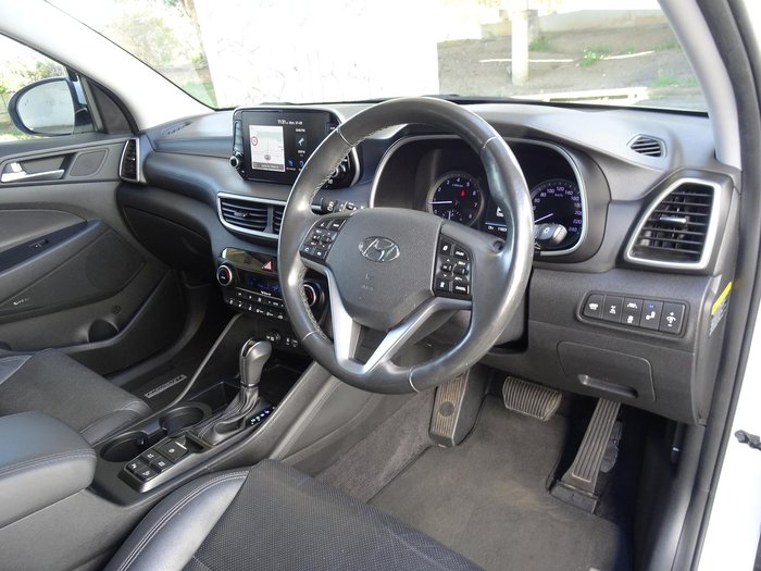 2019 Hyundai Tucson Highlander TL3 MY19 AWD Pure White