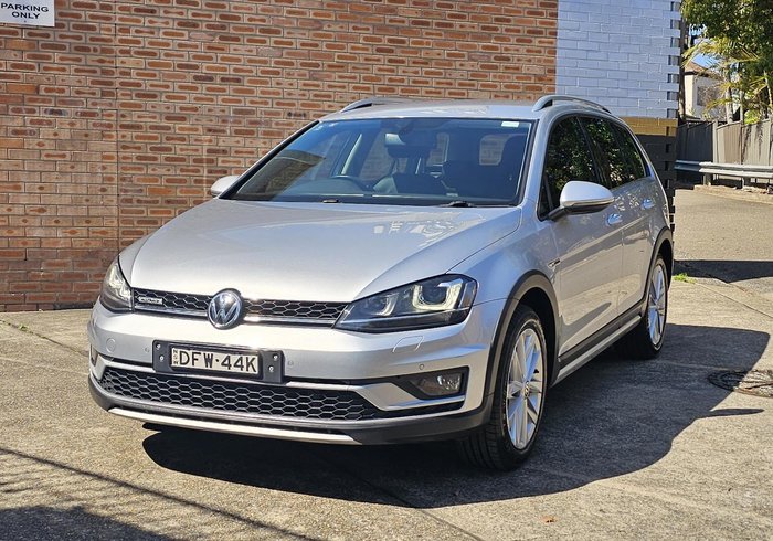 2016 Volkswagen Golf Alltrack 132TSI 7 MY16 Four Wheel Drive Reflex Silver