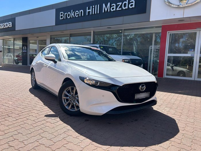 2024 Mazda 3 G20 Pure BP Series Snowflake White Pearl