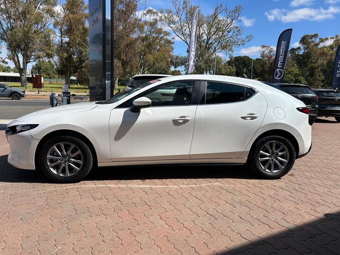 2024 Mazda 3 G20 Pure BP Series Snowflake White Pearl