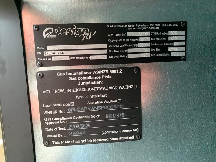 2025 Design RV Crx Semi Off Road Van 5-3, 20'6''