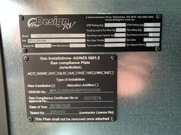 2025 Design RV Forerunner Van 10, 22'10''