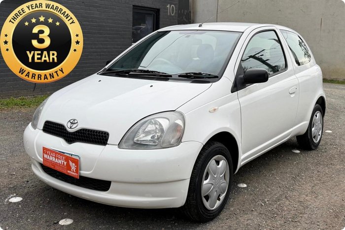 2002 Toyota Echo NCP10R Glacier White
