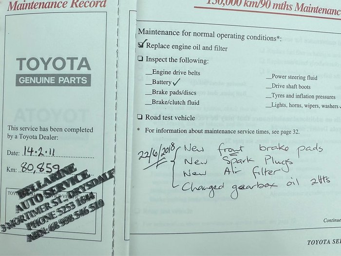 2002 Toyota Echo NCP10R Glacier White