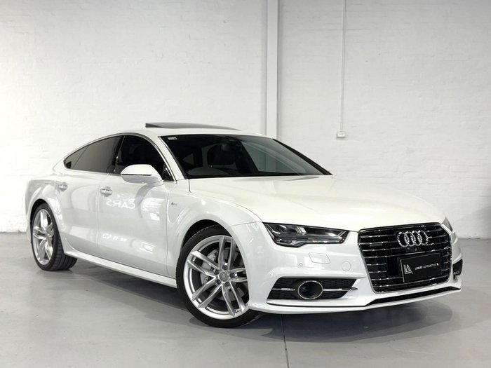 2015 Audi A7 S Line 4G MY16 Four Wheel Drive Glacier White