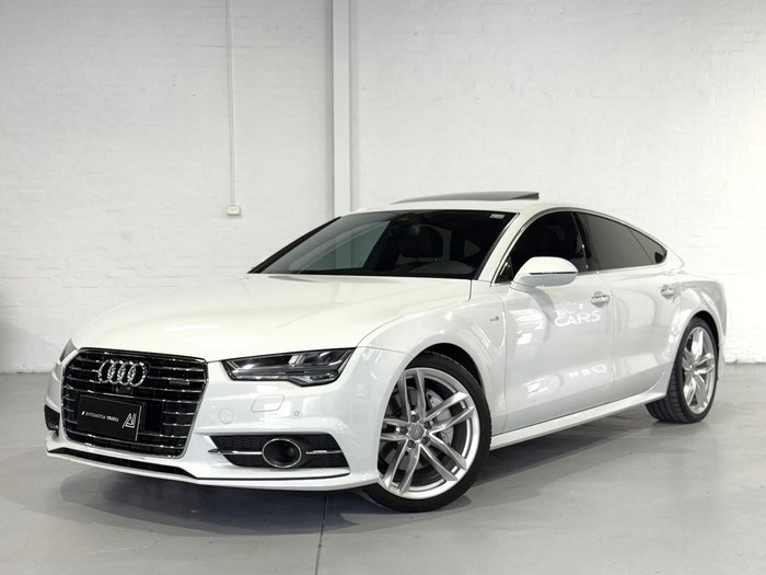 2015 Audi A7 S Line 4G MY16 Four Wheel Drive Glacier White