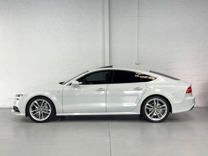 2015 Audi A7 S Line 4G MY16 Four Wheel Drive Glacier White