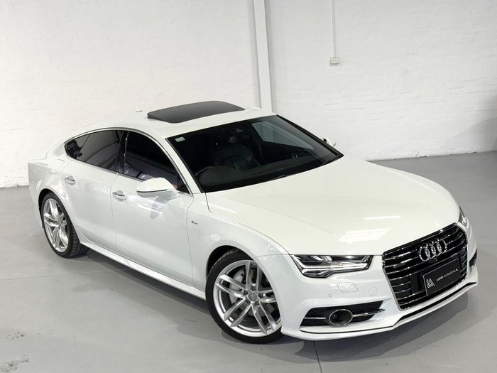 2015 Audi A7 S Line 4G MY16 Four Wheel Drive Glacier White