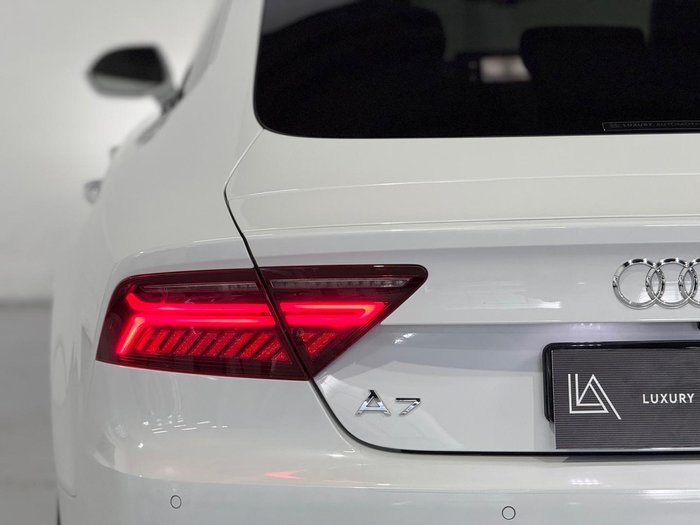 2015 Audi A7 S Line 4G MY16 Four Wheel Drive Glacier White