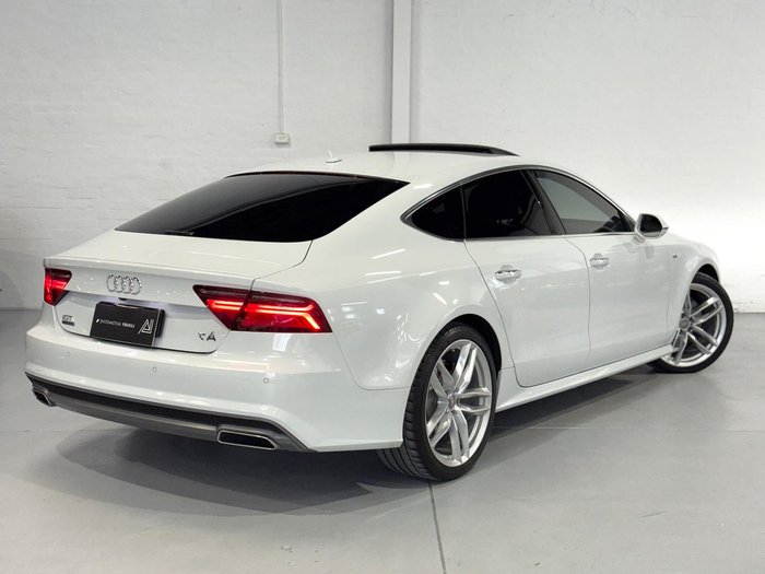 2015 Audi A7 S Line 4G MY16 Four Wheel Drive Glacier White