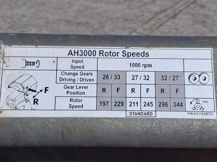 2010 Howard Ah3305 Rotary Hoe