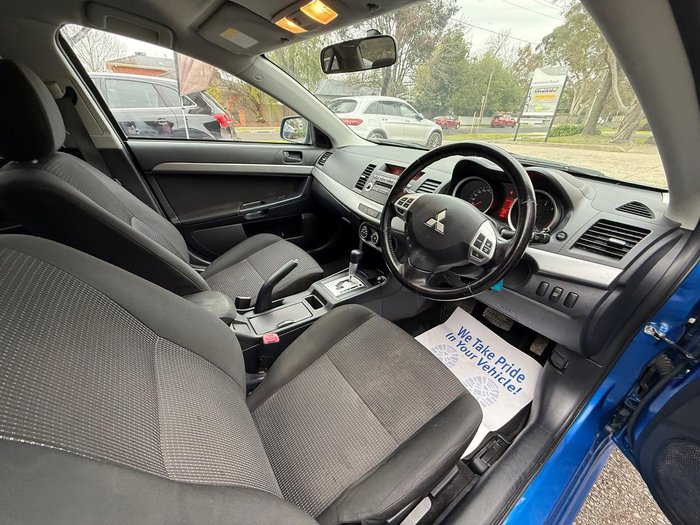 2010 Mitsubishi Lancer ES CJ MY10 Lightning Blue