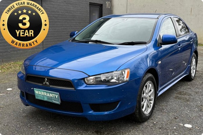 2010 Mitsubishi Lancer ES CJ MY10 Lightning Blue