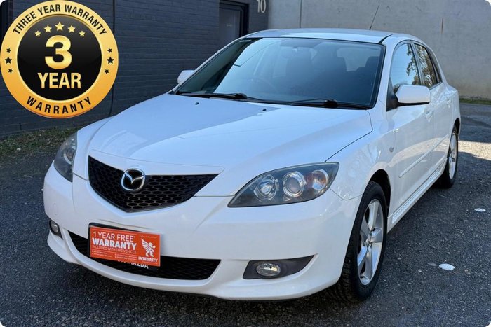 2006 Mazda 3 Maxx Sport BK Series 1 Artic White
