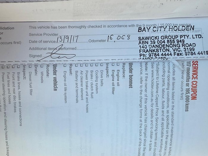 2016 Holden Captiva LS CG MY16 Summit White