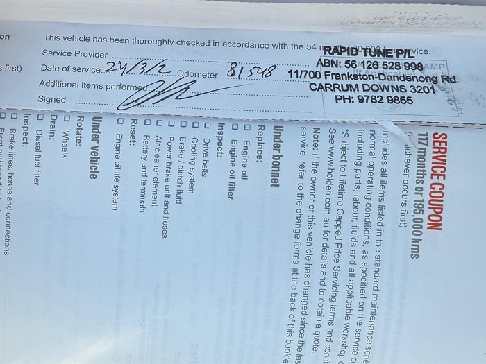 2016 Holden Captiva LS CG MY16 Summit White