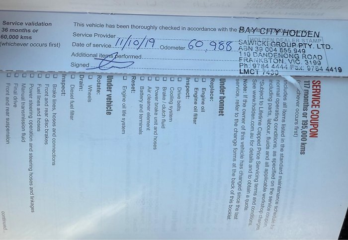 2016 Holden Captiva LS CG MY16 Summit White