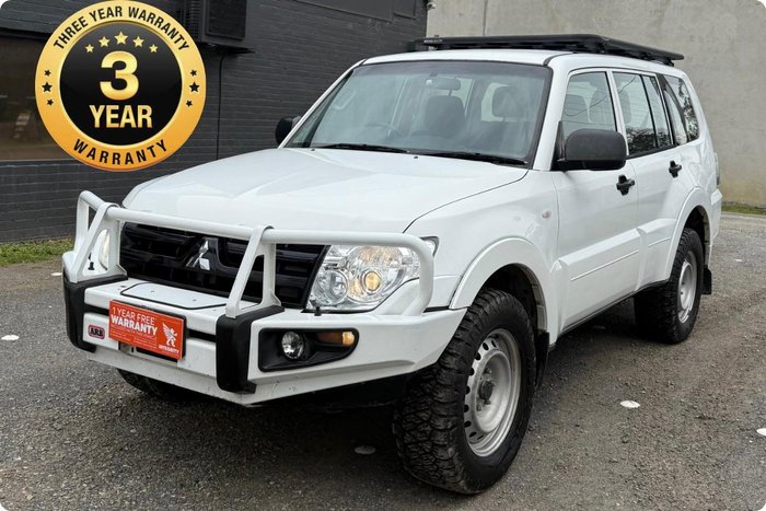 2011 Mitsubishi Pajero GL NT MY11 4X4 White