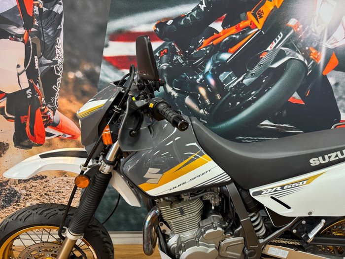 2015 Suzuki DR650SE WHITE/GOLD