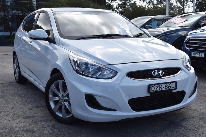 2018 Hyundai Accent Sport RB6 MY19 Chalk White
