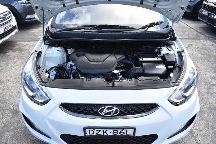 2018 Hyundai Accent Sport RB6 MY19 Chalk White