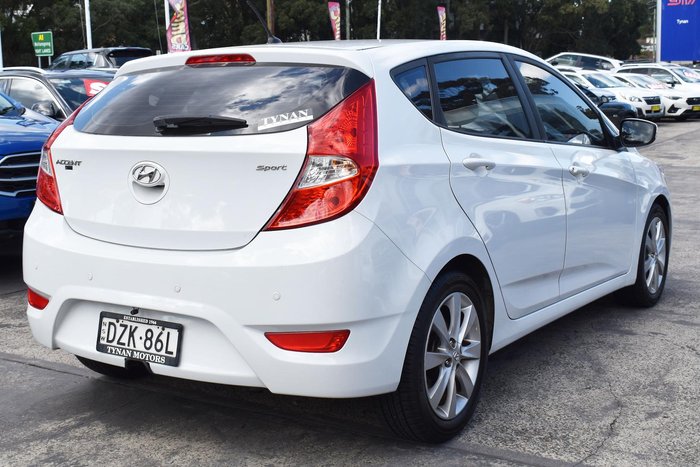 2018 Hyundai Accent Sport RB6 MY19 Chalk White