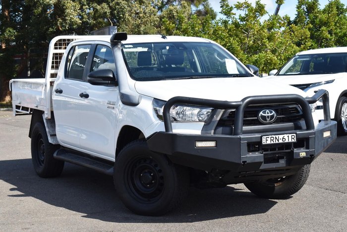 2021 Toyota Hilux SR GUN126R 4X4 Dual Range Glacier White
