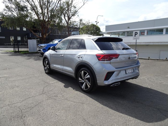 2024 Volkswagen T-Roc 140TSI R-Line D11 MY24 Four Wheel Drive Pyrite Silver
