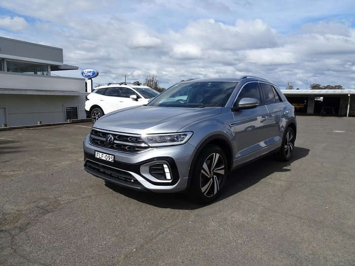 2024 Volkswagen T-Roc 140TSI R-Line D11 MY24 Four Wheel Drive Pyrite Silver