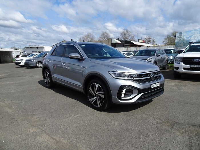 2024 Volkswagen T-Roc 140TSI R-Line D11 MY24 Four Wheel Drive Pyrite Silver
