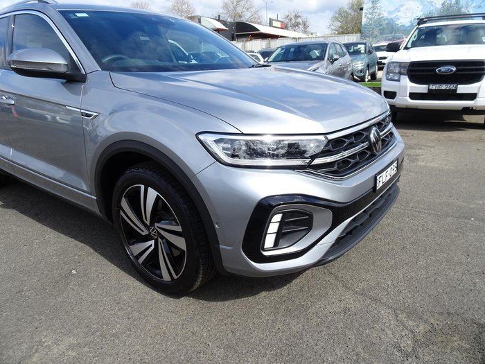 2024 Volkswagen T-Roc 140TSI R-Line D11 MY24 Four Wheel Drive Pyrite Silver