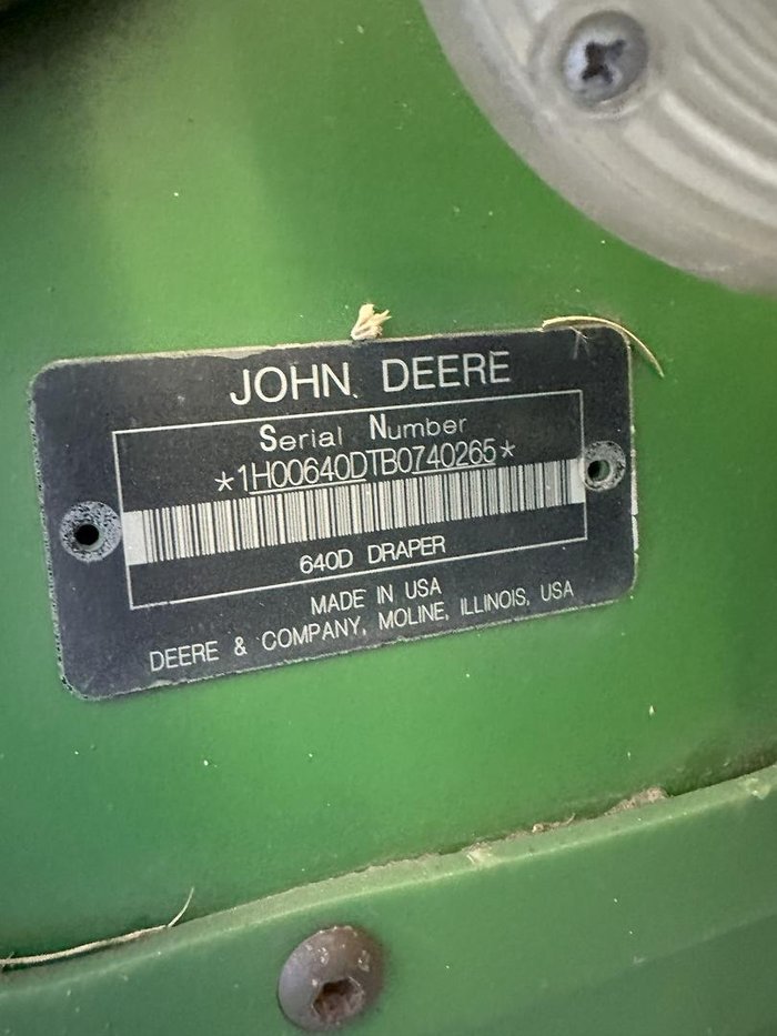 2020 John Deere S780 & 640D Front On Trailer Green