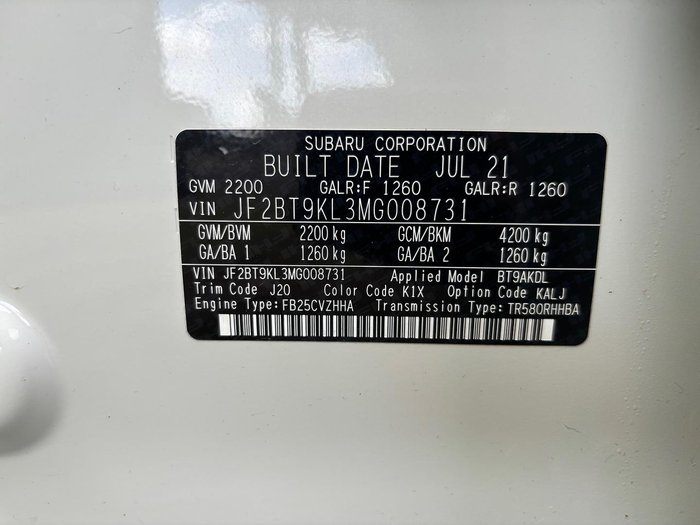 2021 Subaru Outback AWD