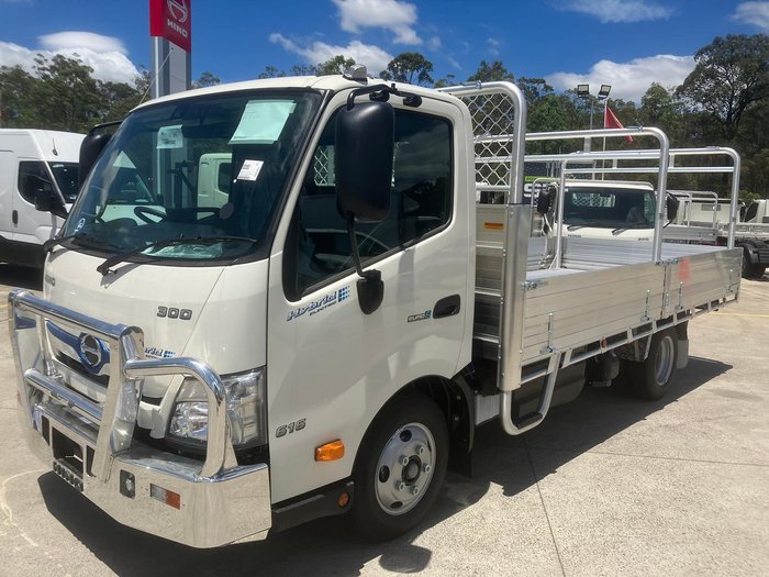 2024 Hino 300 Series 616 Hybrid TradeAce White