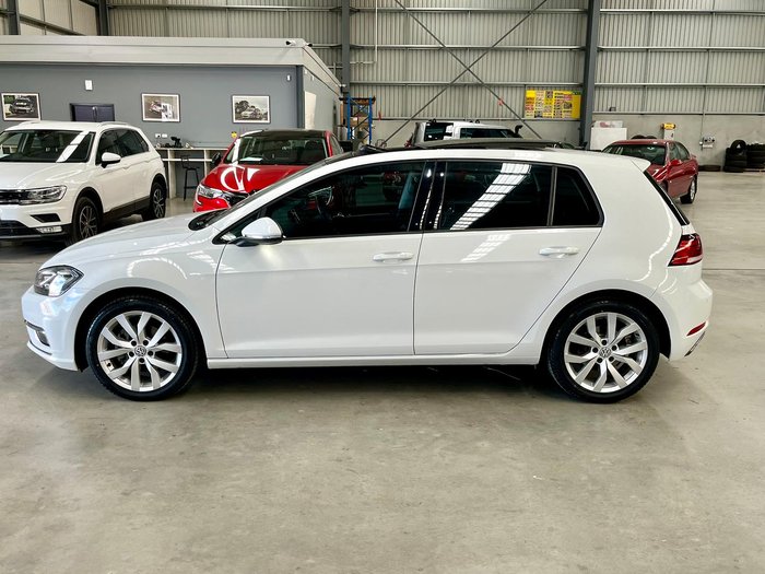 2017 Volkswagen Golf 110TSI Highline 7.5 MY18 Pure White