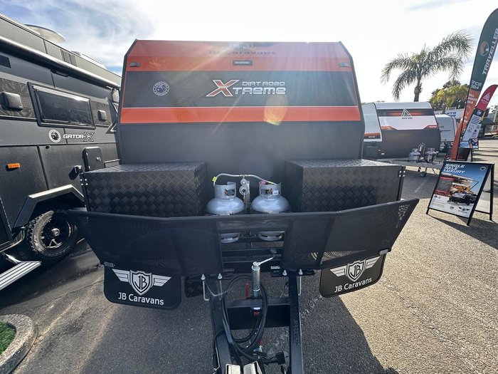 2025 JB Caravans Dirt Road Xtreme 19'6 Front Door