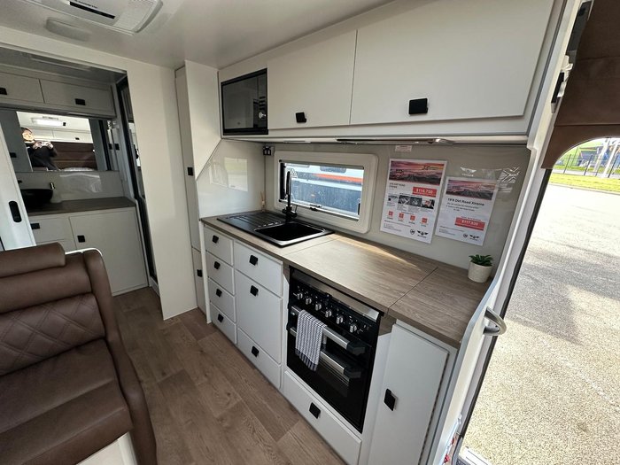 2025 JB Caravans Dirt Road Xtreme 19'6 Front Door