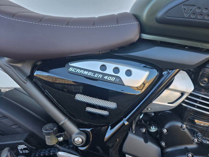 2025 Triumph SCRAMBLER 400 X GREEN