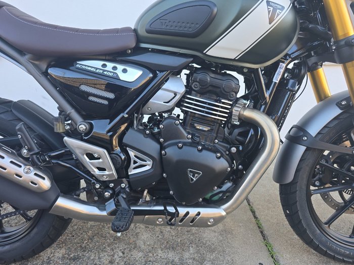 2025 Triumph SCRAMBLER 400 X GREEN