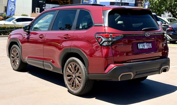 2025 Subaru Forester Hybrid Sport S6 MY26 AWD Crimson Red