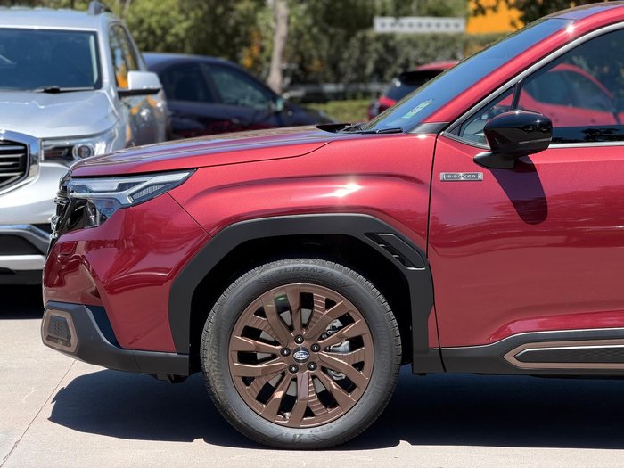 2025 Subaru Forester Hybrid Sport S6 MY26 AWD Crimson Red