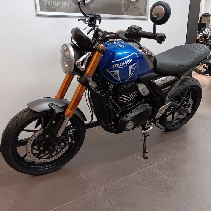 2025 Triumph SPEED 400 Caspian Blue / Storm Grey