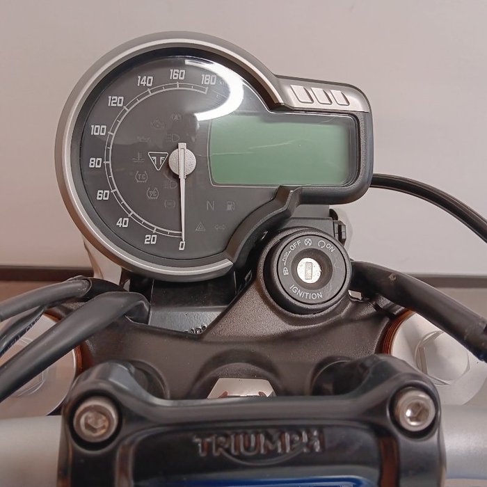 2025 Triumph SPEED 400 Caspian Blue / Storm Grey