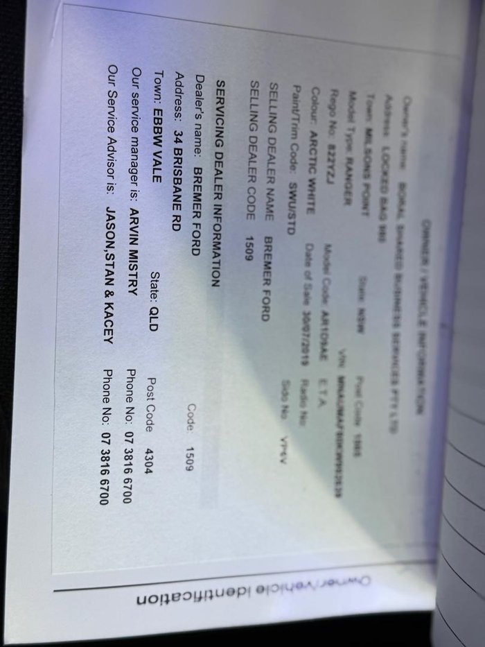 2019 Ford Ranger XL Hi-Rider