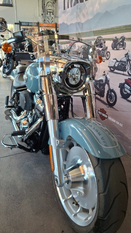 2024 Harley-davidson FLFBS FAT BOY S (114) SHARKSKIN BLUE
